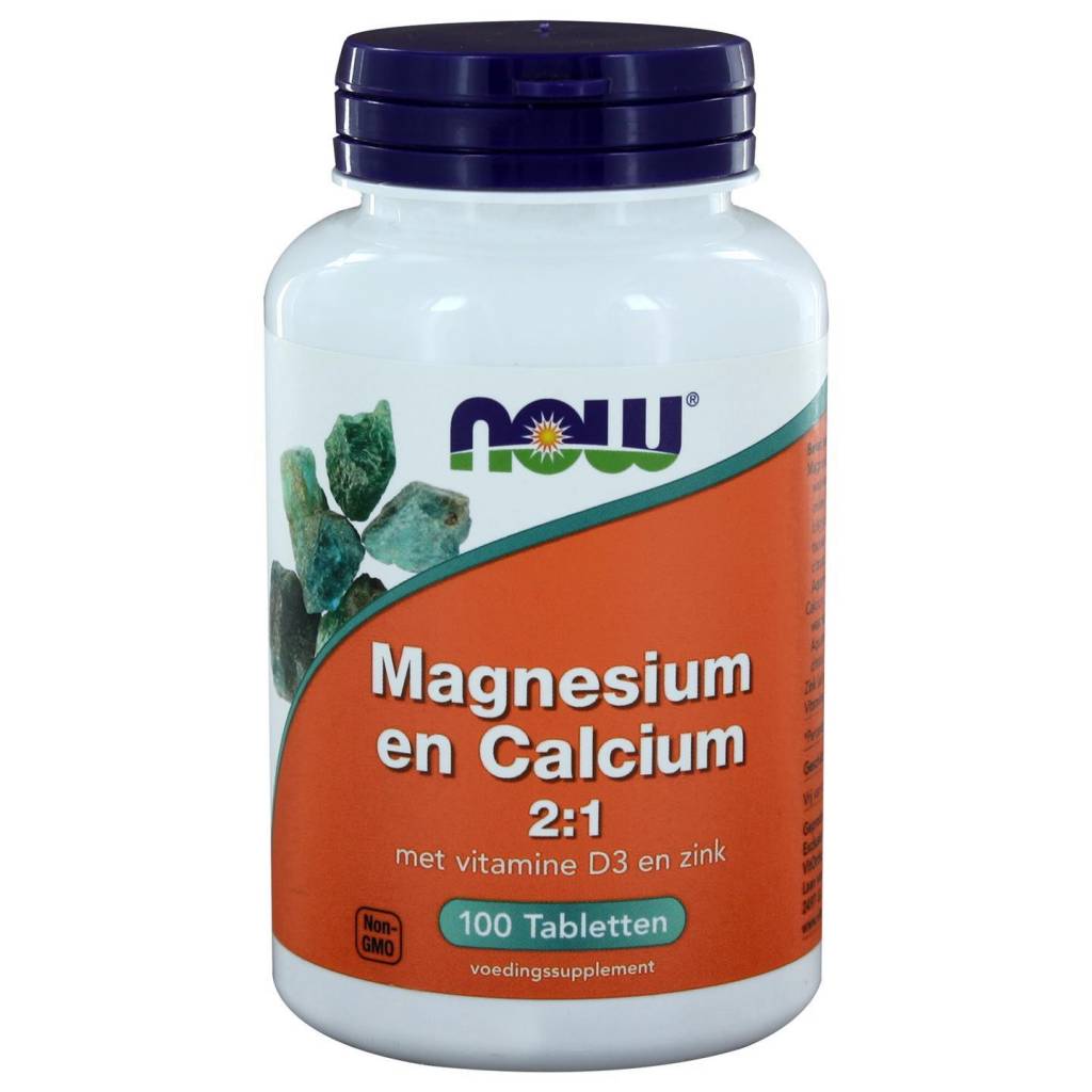 Magnesium en Calcium 2:1 - NowVitamins - NOW Foods - 733739102218