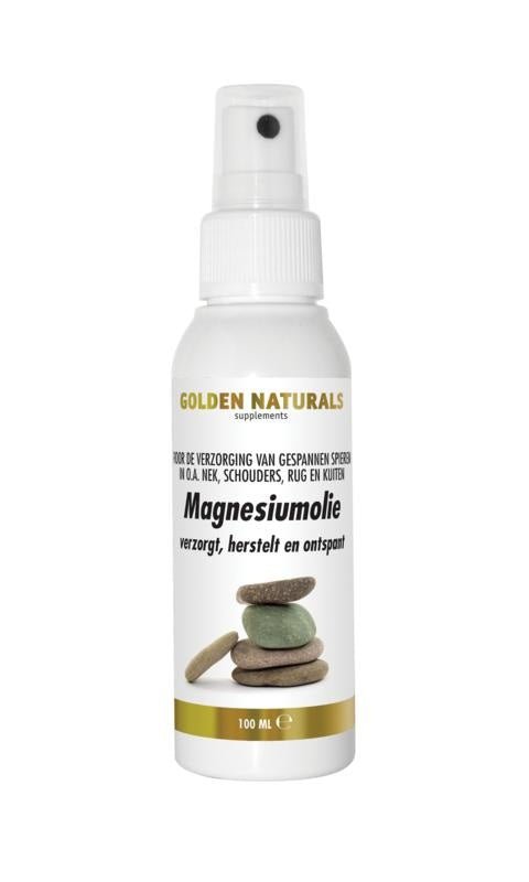Magnesiumolie spray - NowVitamins - Golden Naturals - 8718164643415