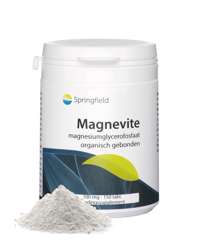 Magnevite magnesium glycerofosfaat - NowVitamins - Springfield - 8715216253059