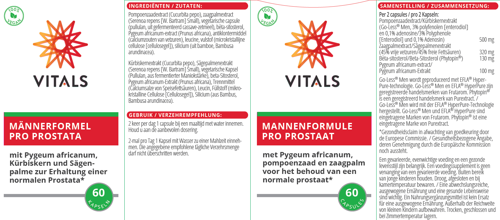 Mannenform pro prostaat - NowVitamins - Vitals - 8716717004157
