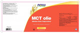 MCT Olie (Medium Chain Triglycerides) - NowVitamins - NOW Foods - 733739147073