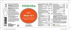 Meer-in-1 Man Multivitamine voor mannen - NowVitamins - VitOrtho - 8717056140360
