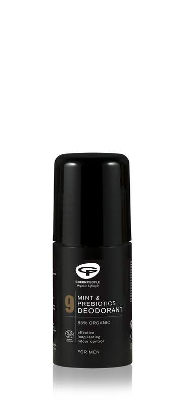 Men deodorant 9 Mint & Prebiotics - NowVitamins - Green people - 5034511001091