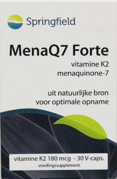 MenaQ7 Forte vitamine K2 180 mcg - NowVitamins - Springfield - 8715216240905