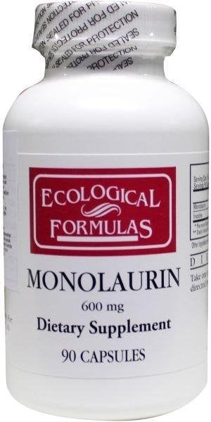 Monolaurine 600mg - NowVitamins - ecological formulas - 696859034886