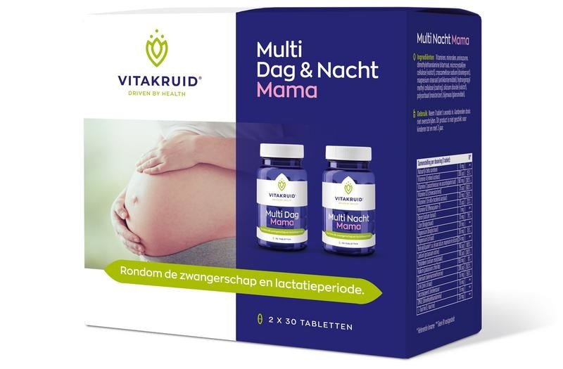 Multi dag & nacht mama - NowVitamins - Vitakruid - 8717438690803