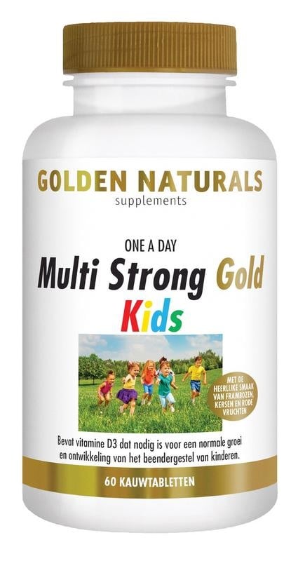 Multi strong gold kids - NowVitamins - Golden Naturals - 8718164647031