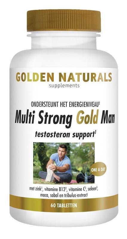 Multi strong gold man - NowVitamins - Golden Naturals - 8718164643293