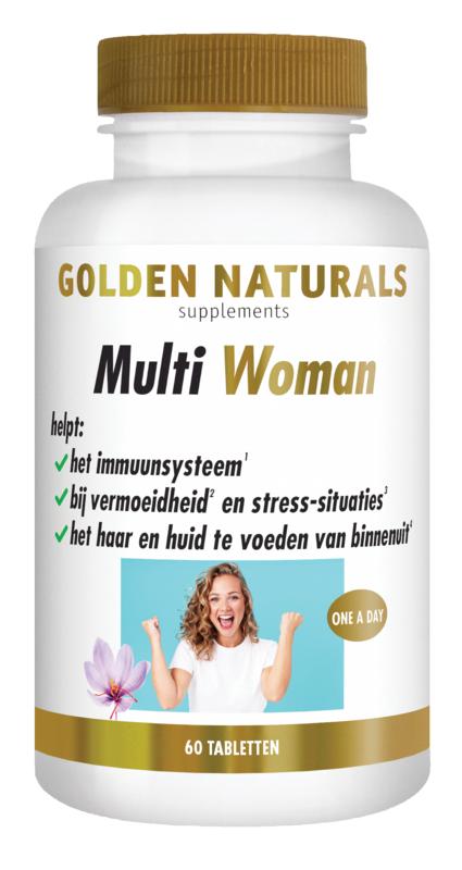 Multi Woman Golden Naturals - NowVitamins - Golden Naturals - 8718164647727