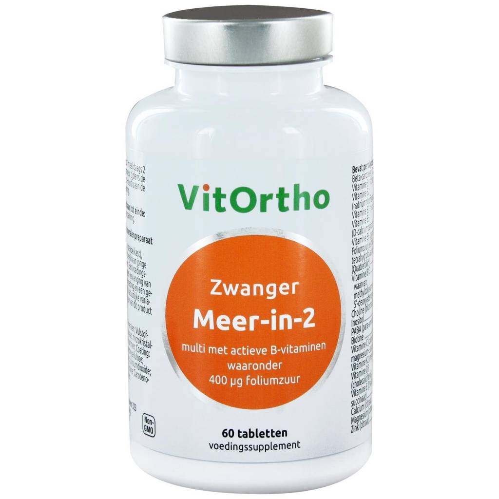Multivitamine Meer-in-2 Zwanger - NowVitamins - VitOrtho - 8717056140384
