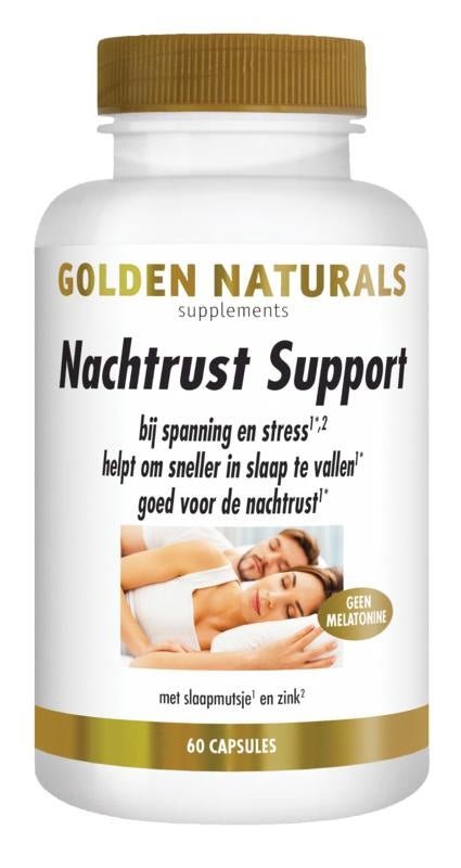 Nachtrust support - NowVitamins - Golden Naturals - 8718164647703