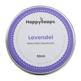 Natuurlijke Deodorant - Lavendel - NowVitamins - HappySoaps - 100% plasticvrije cosmetica - 8720256109051