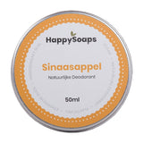 Natuurlijke Deodorant - Sinaasappel - NowVitamins - HappySoaps - 100% plasticvrije cosmetica - 8720256109037