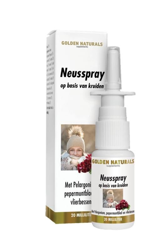 Neusspray - NowVitamins - Golden Naturals - 8718164646997