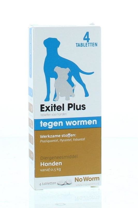 No worm hond medium - NowVitamins - Exitel - 8713112003556