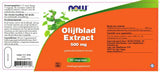 Olijfblad Extract 500 mg - NowVitamins - NOW Foods - 733739101792
