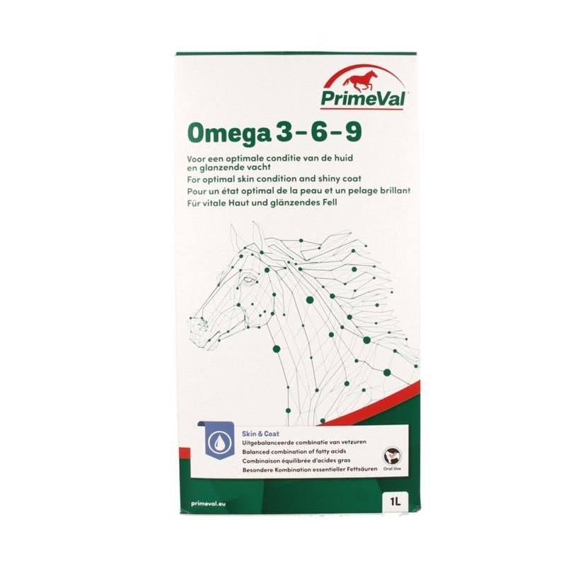 Omega 3-6-9 paard - NowVitamins - Primeval - 8711697063132