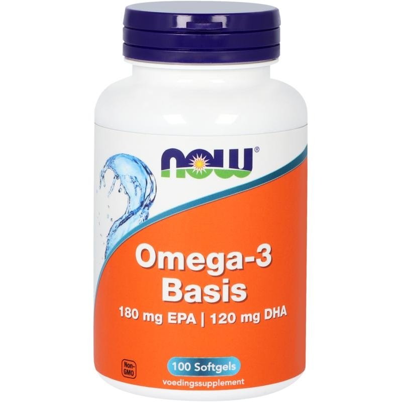 Omega 3 basis 1000mg (100 softgels) - NowVitamins - NOW Foods - 733739100672