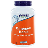 Omega-3 Basis 180 mg EPA 120 mg DHA 200 softgels - NowVitamins - NOW Foods - 733739147479