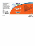 Omega 3 Plus - NowVitamins - NOW Foods - 733739147325