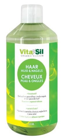 Organisch silicium & brandnetel huid haar nagels - NowVitamins - Vitasil - 5420050204428