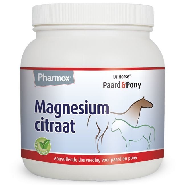 Paard & pony magnesiumcitraat - NowVitamins - Pharmox - 8717344370929