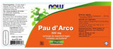 Pau dArco 500 mg - NowVitamins - NOW Foods - 733739101808
