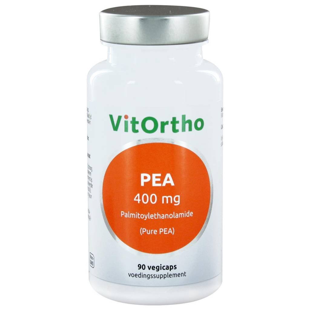 PEA 400 mg palmitoylethanolamide (Pure PEA) - NowVitamins - VitOrtho - 8717056140308
