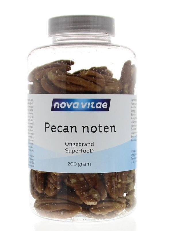 Pecannoten ongebrand raw - NowVitamins - Nova Vitae - 8717473103948