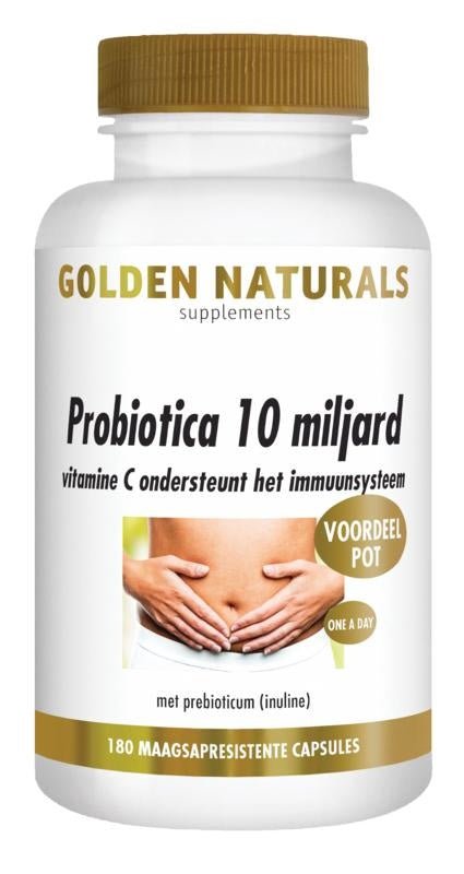 Probiotica 10 miljard - NowVitamins - Golden Naturals - 8718164643170