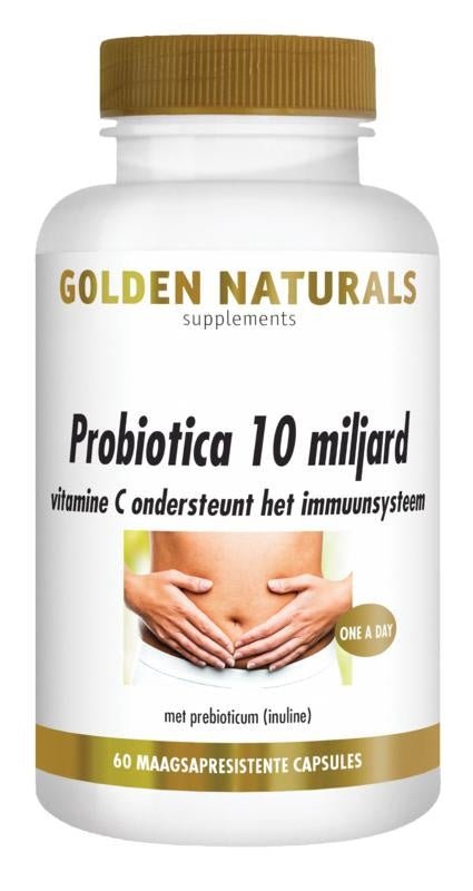 Probiotica 10 miljard - NowVitamins - Golden Naturals - 8718164643170