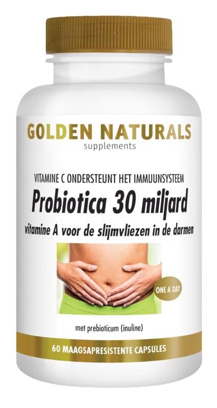 Probiotica 30 miljard - NowVitamins - Golden Naturals - 8718164643248