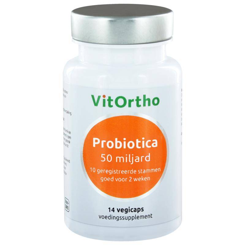 Probiotica 50 miljard - NowVitamins - VitOrtho - 8717056141077