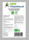 Psylliumvezels 500 mg Biologisch 200 capsules - NowVitamins - NowVitamins.nl - 9508869586990