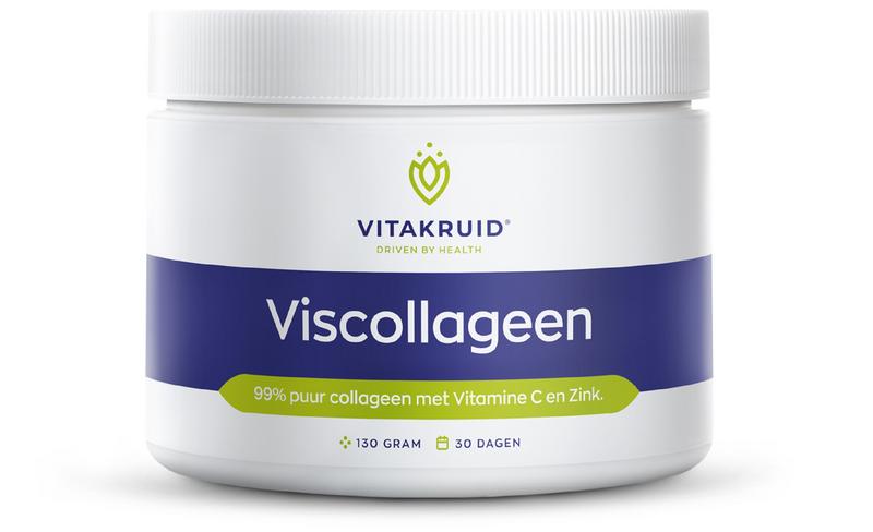 Pure viscollageen met C & zink - NowVitamins - Vitakruid - 8717438692050