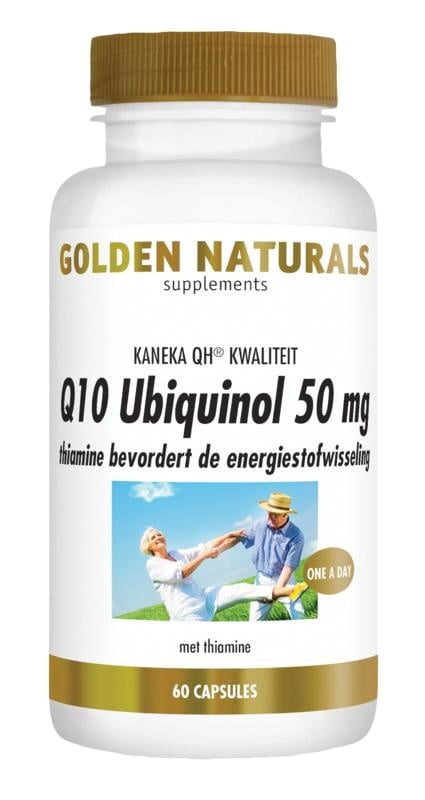 Q10 Ubiquinol 50 mg - NowVitamins - Golden Naturals - 8718164643491