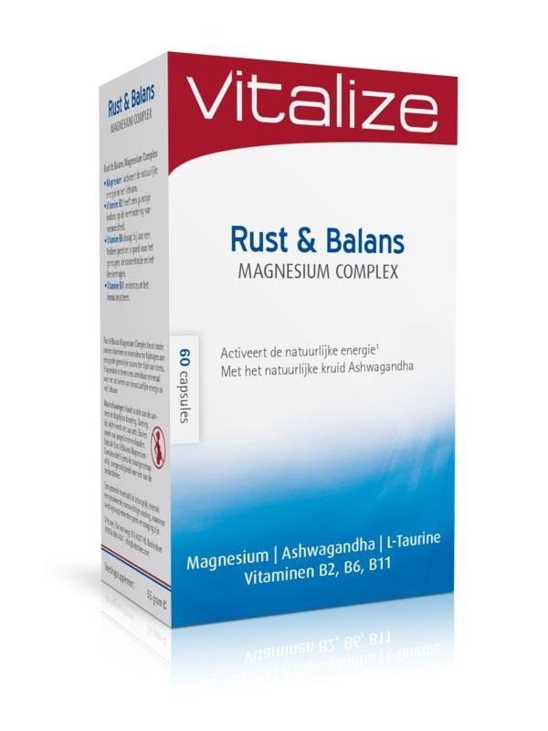 Relax & balance magnesium complex - NowVitamins - Vitalize - 8717344371636