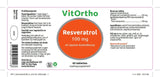 Resveratrol 100mg - NowVitamins - VitOrtho - 8717056141428