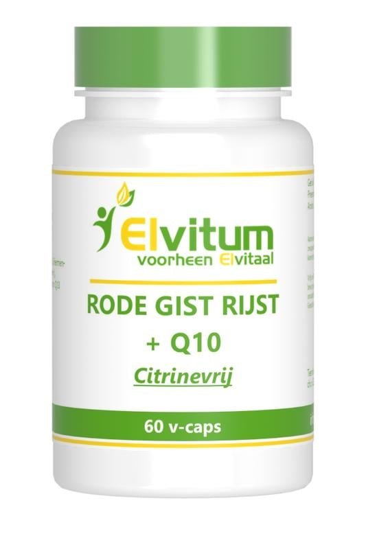 Rode Gist Rijst + Co-enzym Q10 - NowVitamins - Elvitum - 8718421581764