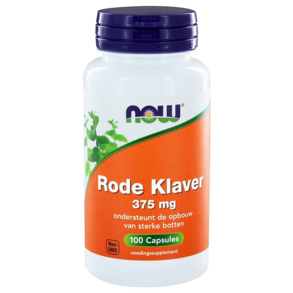 Rode Klaver 375 mg - NowVitamins - NOW Foods - 733739101815