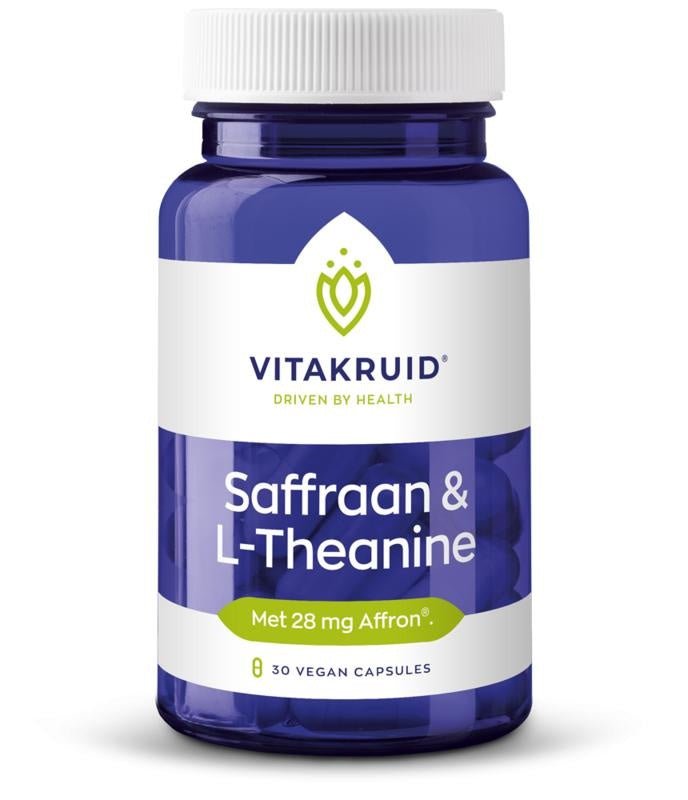 Saffraan & L-Theanine - NowVitamins - Vitakruid - 8717438691220