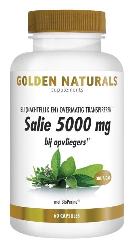 Salie 5000 mg - NowVitamins - Golden Naturals - 8718164647642