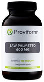 Saw palmetto 600 mg - NowVitamins - Proviform - 8717677127443