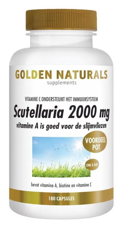 Scutellaria 2000 mg - NowVitamins - Golden Naturals - 8718164647161