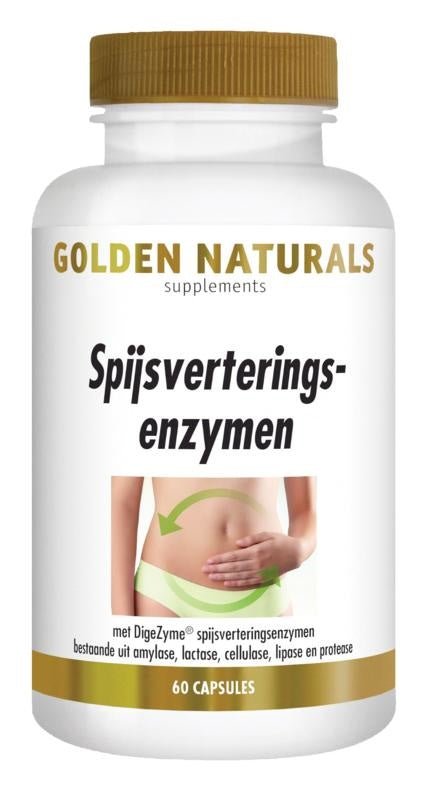 Spijsverteringsenzymen - NowVitamins - Golden Naturals - 8718164647086
