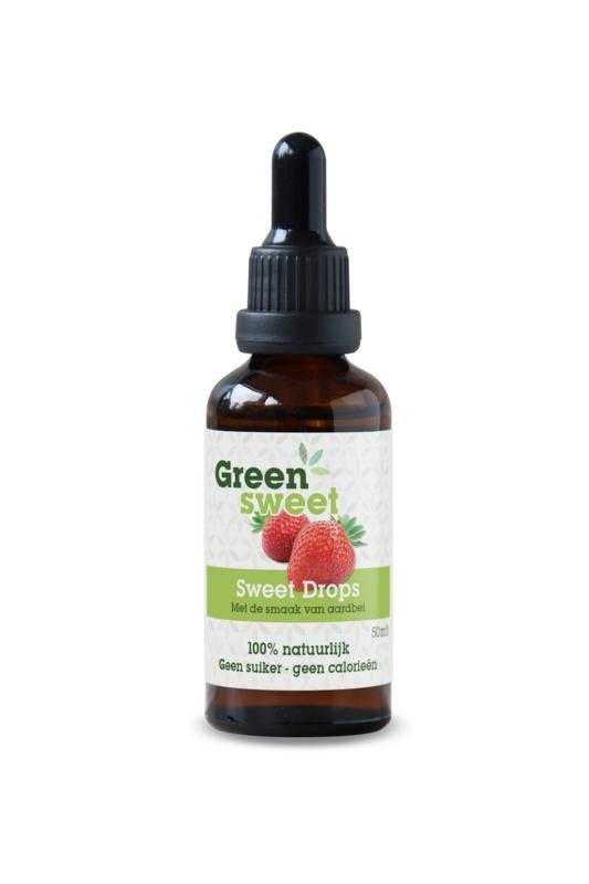 Stevia vloeibaar aardbei - NowVitamins - Greensweet - 8718692010031