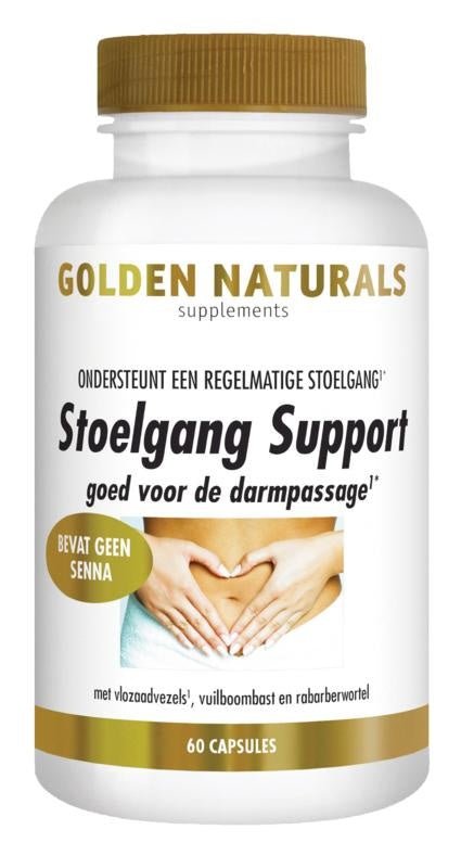 Stoelgang support - NowVitamins - Golden Naturals - 8718164648410
