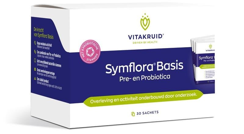 Symflora basis pre- & probiotica - NowVitamins - Vitakruid - 8717438690674