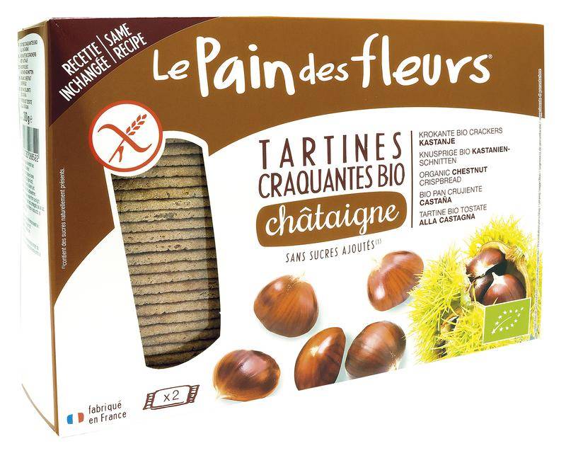 Tamme kastanje crackers - NowVitamins - Pain Des Fleurs - 3380380068522