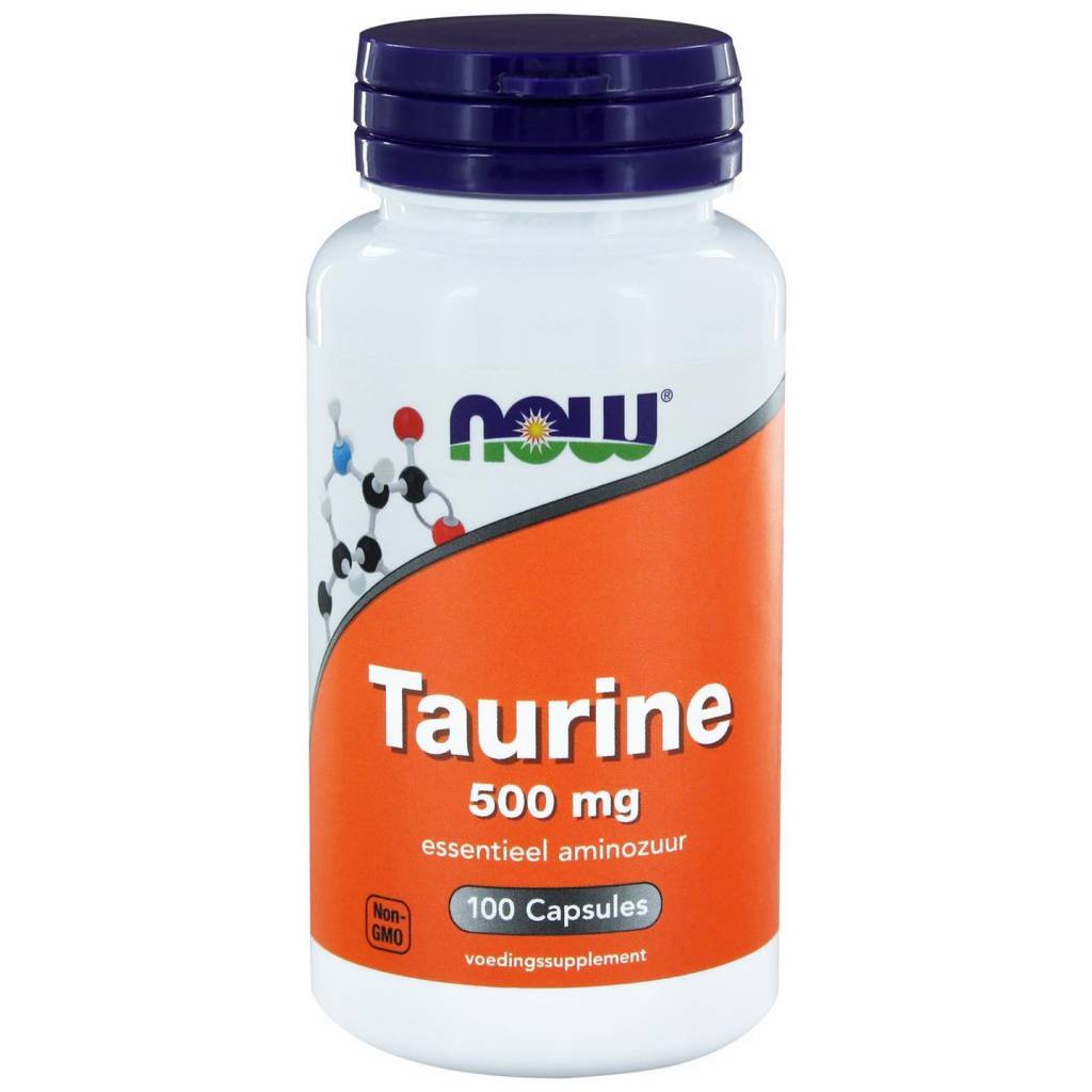 Taurine 500mg - NowVitamins - NOW Foods - 733739102140